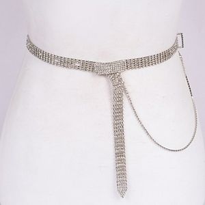 Silver Rhinestone Belt